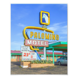 Foto Palomino Motel Sign, Route 66, Tucumcari, NM
