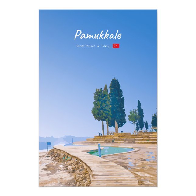 Foto Pamukkale, Turquia - Piscinas Termais (Frente)