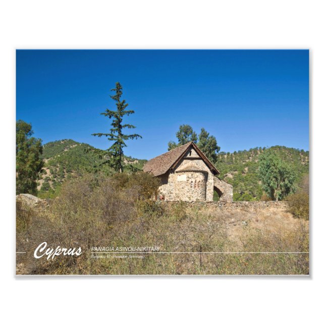 Foto Panagia (Virgem) Asinou Chipre (Frente)