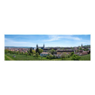 Foto Panorama da antiga cidade histórica de Bamberg, Al