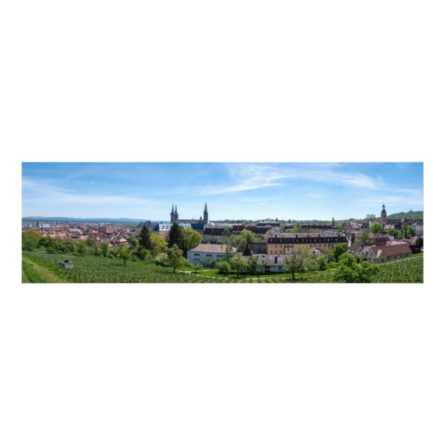 Foto Panorama da antiga cidade histórica de Bamberg, Al (Frente)