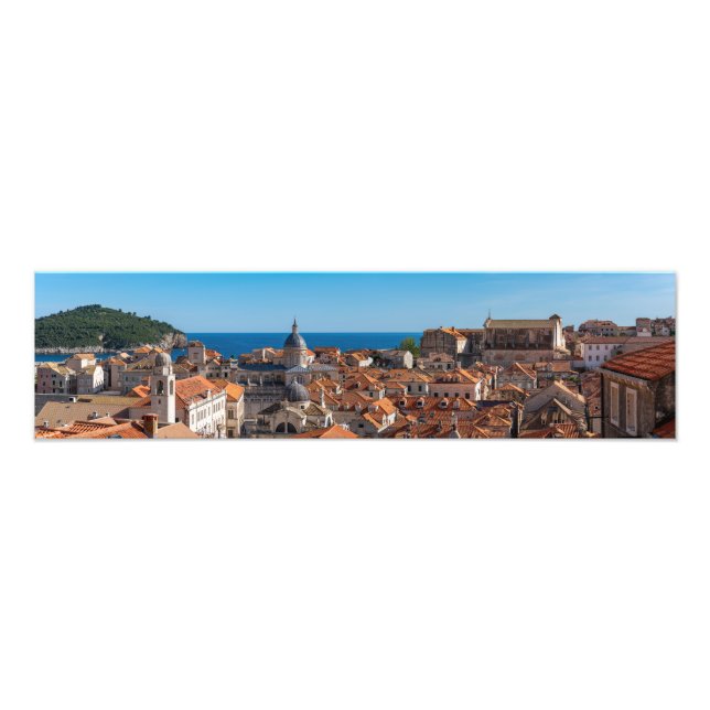 Foto Panorama da cidade de Dubrovnik - Croácia (Frente)