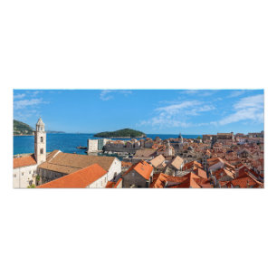 Foto Panorama da cidade de Dubrovnik - Croácia