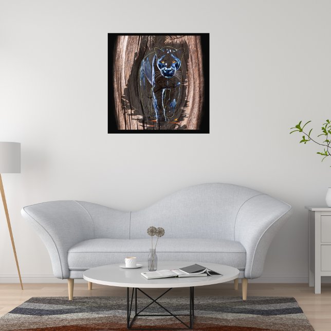 Foto Panthère sortent du bois - Panther (Criador carregado)