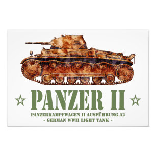 Foto Panzer II A2 Guerra Mundial 2 Tanque alemão leve