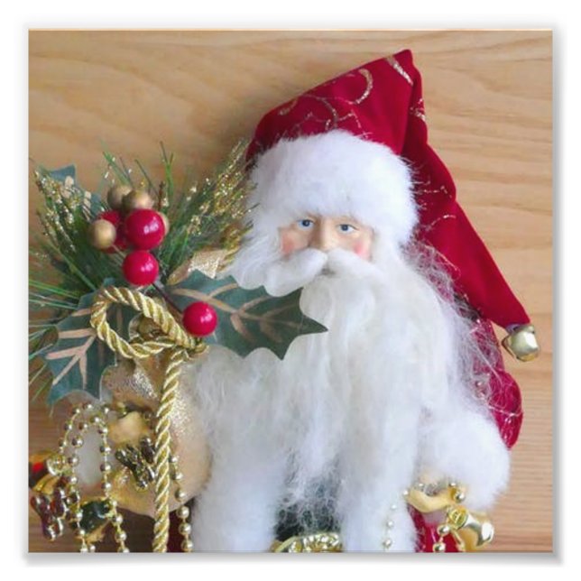 Foto Papai Noel Natal Decorativo (Frente)