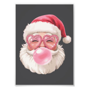 Foto Papai Noel soprando bolha Natal engraçado Natal
