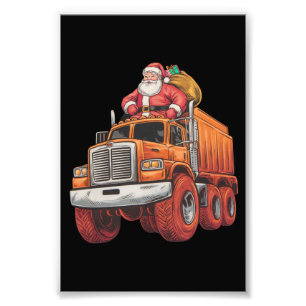 Foto Papais noeis de Natal Monster Truck Xmas Boys