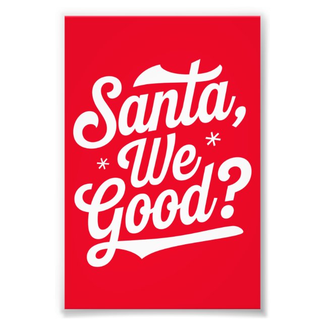 Foto Papais noeis Que Estamos Bem? Presente De Natal Pa (Frente)