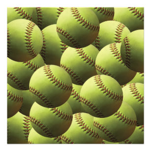 Foto Papel de parede amarelo do softball