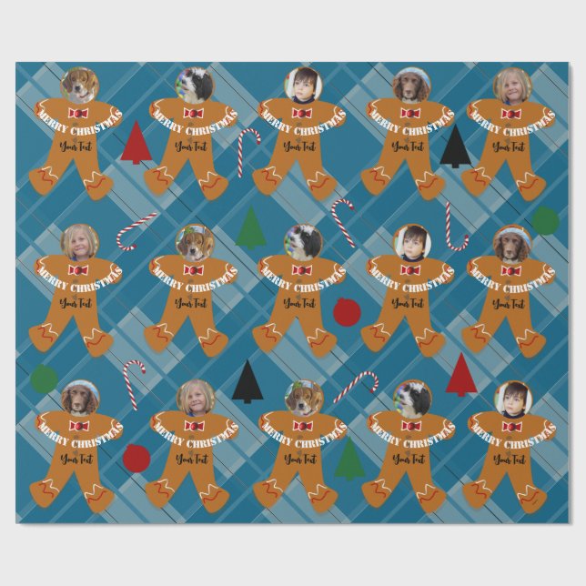 Foto Papel de Presente Homem de Biscoito HAMbWG (Aberto)
