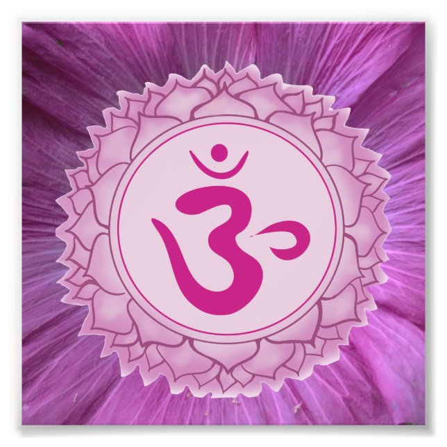 Foto Papel Fotográfico Crown Chakra (Satin) (Frente)