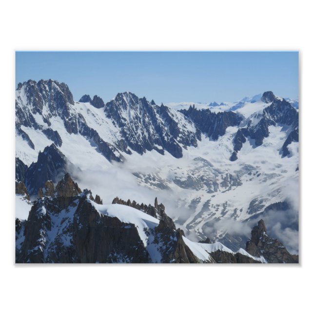 Foto Papel Fotográfico dos Alpes franceses (Satin) (Frente)
