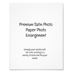 Foto Papel Fotográfico Satin Premium - Alargamento