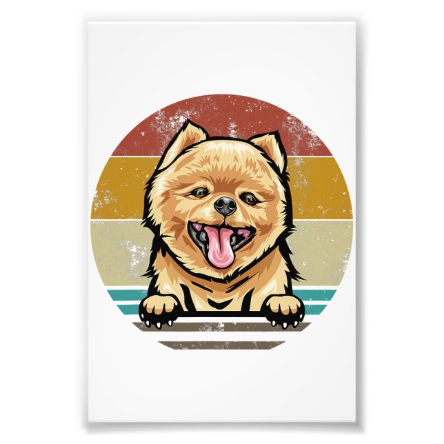 Foto Papel Fotográfico Satin Premium do Cachorro (Frente)