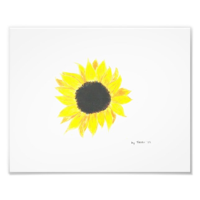 Foto Papel Fotográfico Sunflower (Frente)