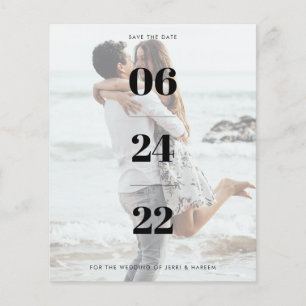 Foto para salvar o folheto de data