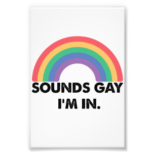 Foto Parece Gay Estou No Mês do Orgulho Gay Rainbow