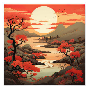 Foto Parede artística japonesa