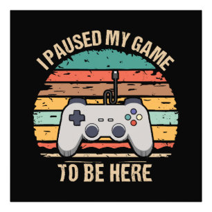 Foto Parei Meu Jogo Para Estar Aqui