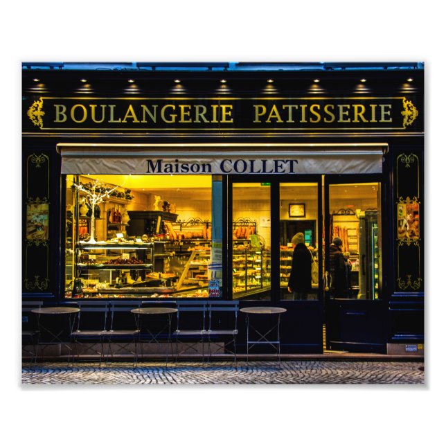Foto Paris Bakery Boulangerie Patisserie 8 x 10 (Frente)