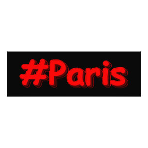 Foto "#Paris" Design. Comprar Agora