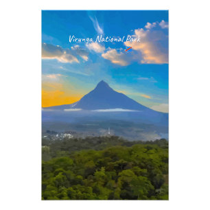 Foto Parque Nacional Virunga, RD Congo - Vulcão