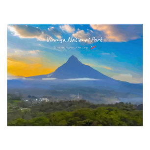 Foto Parque Nacional Virunga, RD Congo - Vulcão