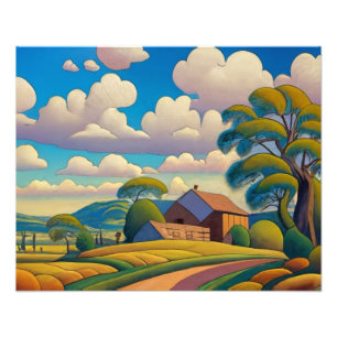 Foto Parque rural banhado à luz do sol Ouro