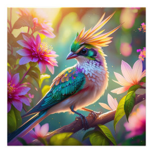 Foto Pássaro da Fantasia da Finch com Cabeça Verde Deit