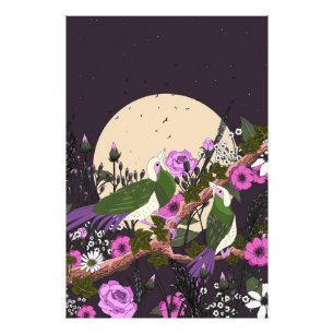Foto Pássaros Nas Flores