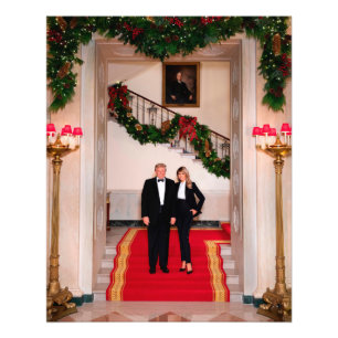 Foto Passos de Natal O Presidente Donald Trump & Melani