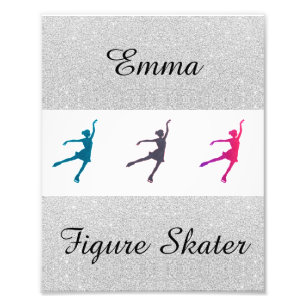 Foto Patinador Personalizado por Figura de Menina