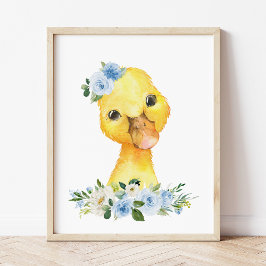 Foto Pato, Animais De Fazenda, Flores Azuis, Enfermeiro