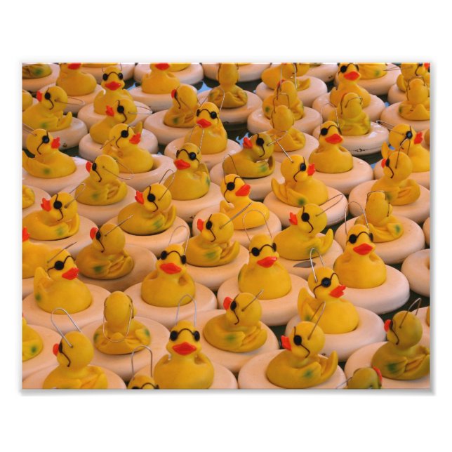 Foto Patos De Borracha Amarelo Engraçados 10x8 (Frente)