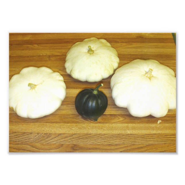Foto Patty Pan Squash E Acorn Squash (Frente)