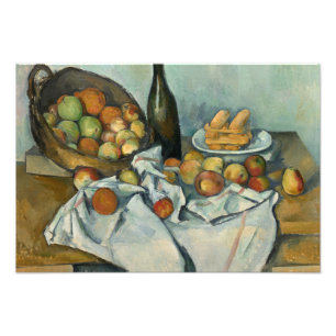 Foto Paul Cezanne - A Cesta das Maçãs