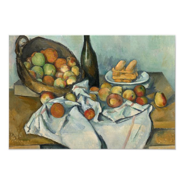 Foto Paul Cezanne - A Cesta das Maçãs (Frente)