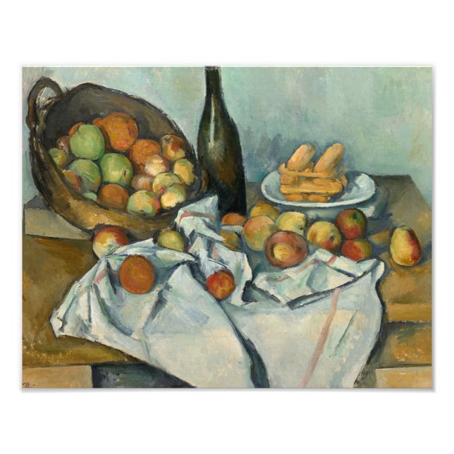 Foto Paul Cezanne - A Cesta das Maçãs (Frente)