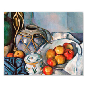 Foto Paul Cezanne - ainda vida com maçãs
