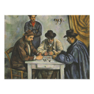 Foto Paul Cezanne - jogadores de cartão