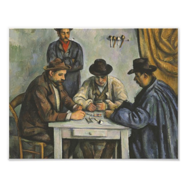 Foto Paul Cezanne - Os Jogadores De Cartão (Frente)