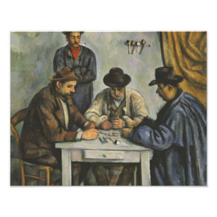 Foto Paul Cezanne - Os Jogadores De Cartão