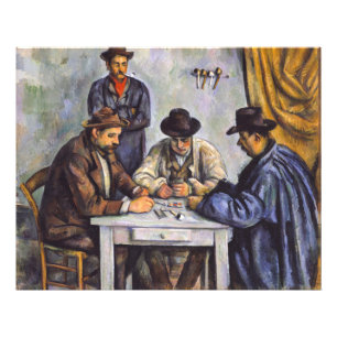 Foto Paul Cezanne - Os Jogadores de Cartas