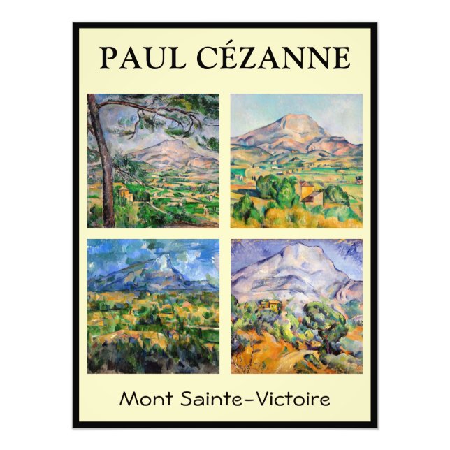 Foto Paul Cezanne - Seleção Mont Sainte-Victoire (Frente)