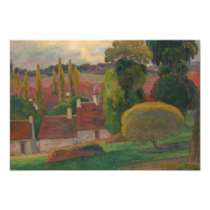 Foto Paul Gauguin - Uma Fazenda na Bretanha