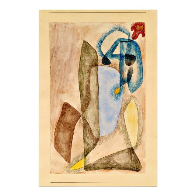 Foto Paul Klee - Flor em Março,  (Frente)
