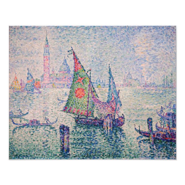 Foto Paul Signac - A vela verde (Frente)