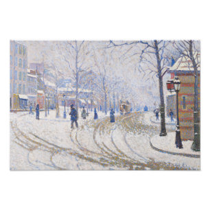 Foto Paul Signac - Neve, Boulevard de Clichy, Paris