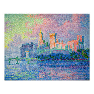 Foto Paul Signac - O Palácio Papal, Avignon